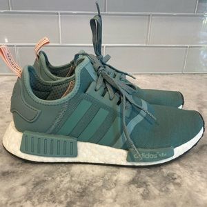 Adidas NMD_R1  teal and pink sneaker